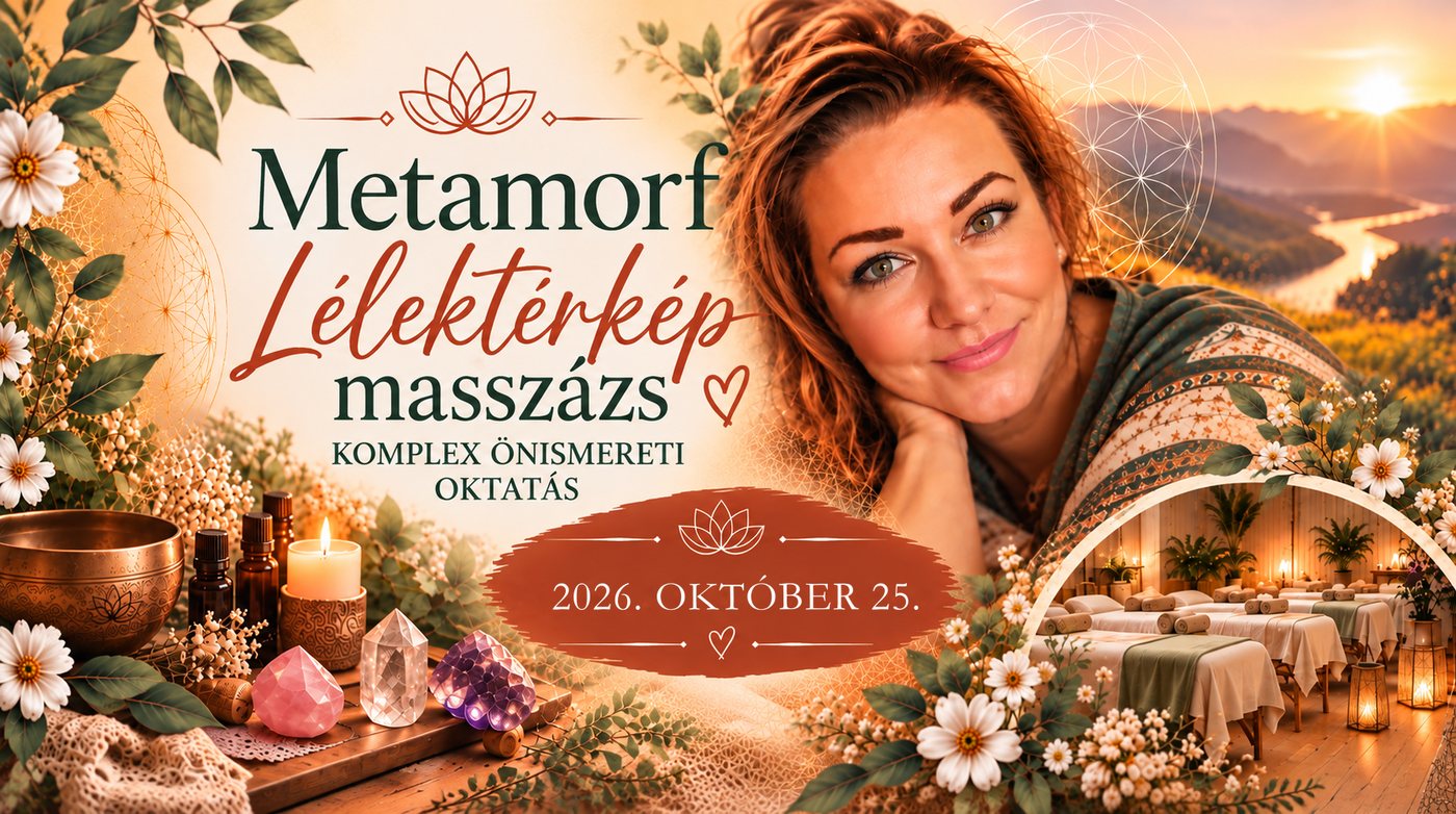 Metamorf Lélektérkép masszázs, komplex önismereti oktatás, 2026. október 25.