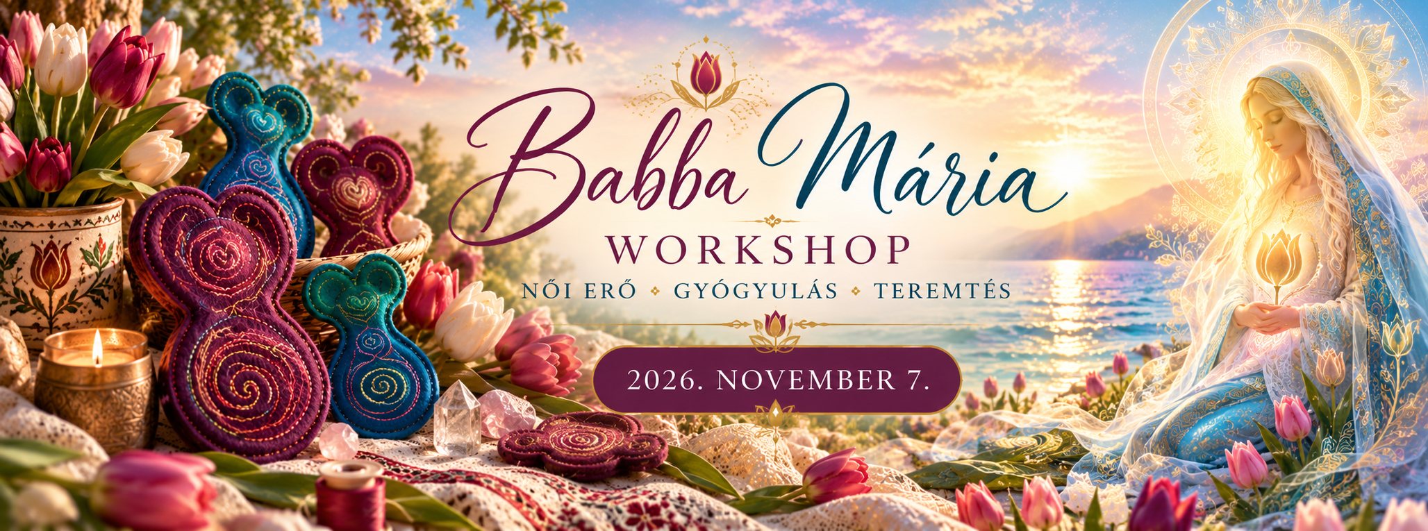 Babba Mária workshop, női erő, teremtés, 2026. november 7.